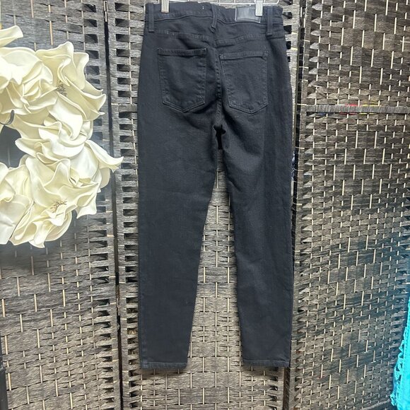 Pistola Front Buttoned Black Denim Jeans Size 26 - Picture 3 of 6